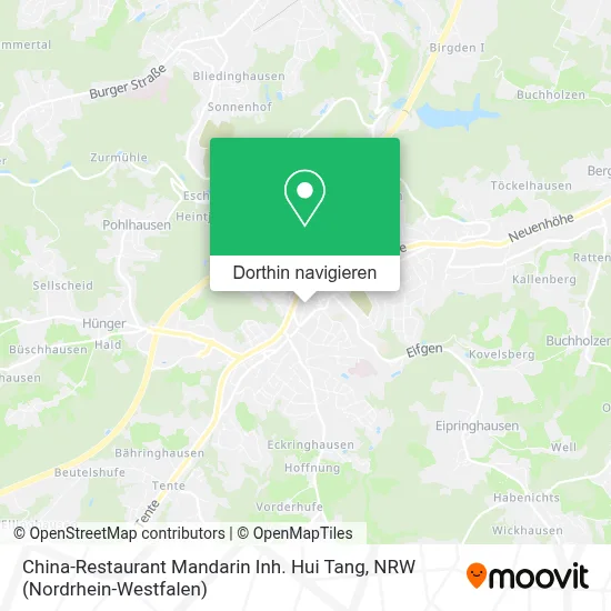 China-Restaurant Mandarin Inh. Hui Tang Karte