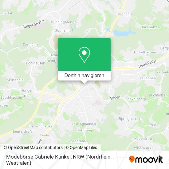 Modebörse Gabriele Kunkel Karte