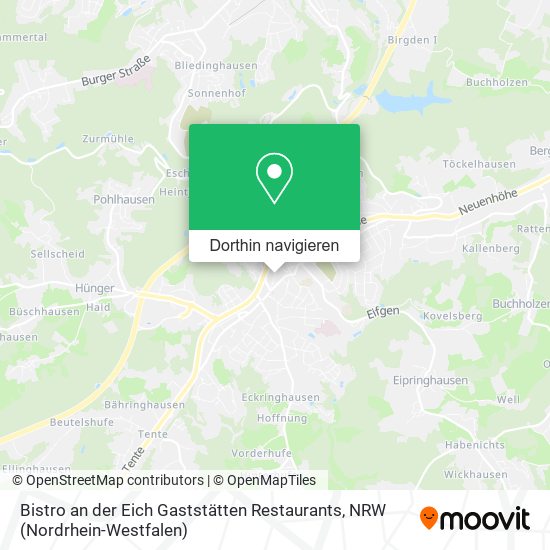 Bistro an der Eich Gaststätten Restaurants Karte