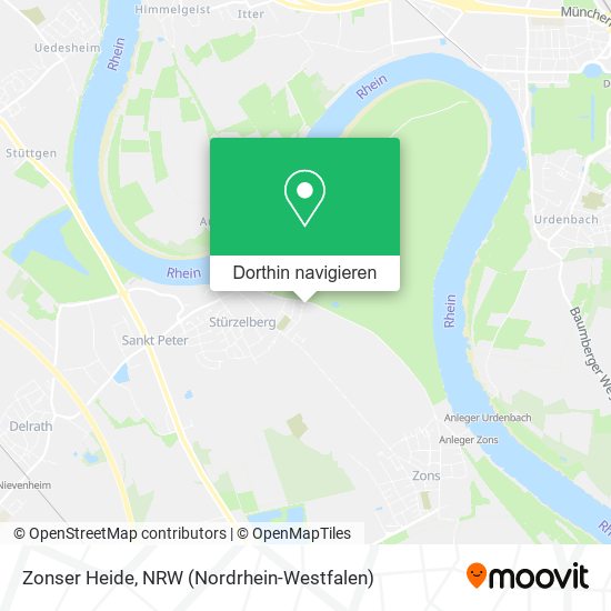Zonser Heide Karte