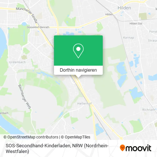 SOS-Secondhand-Kinderladen Karte