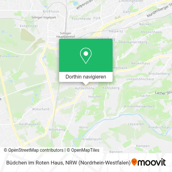 Büdchen im Roten Haus Karte