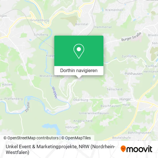 Unkel Event & Marketingprojekte Karte