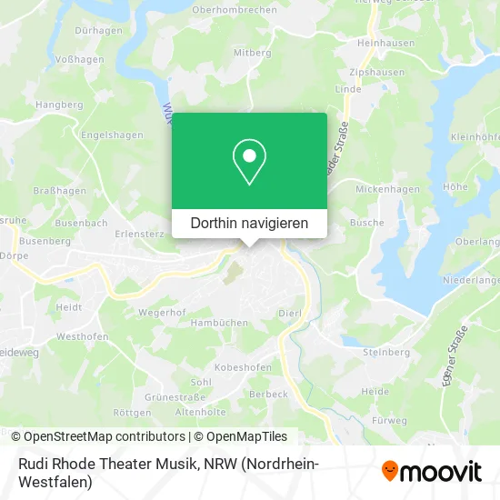 Rudi Rhode Theater Musik Karte