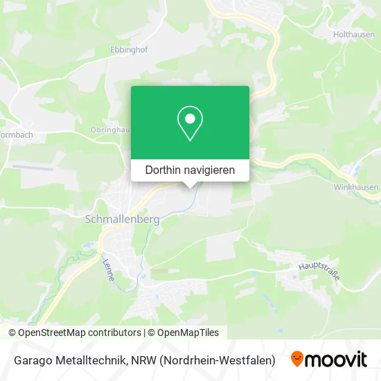 Garago Metalltechnik Karte