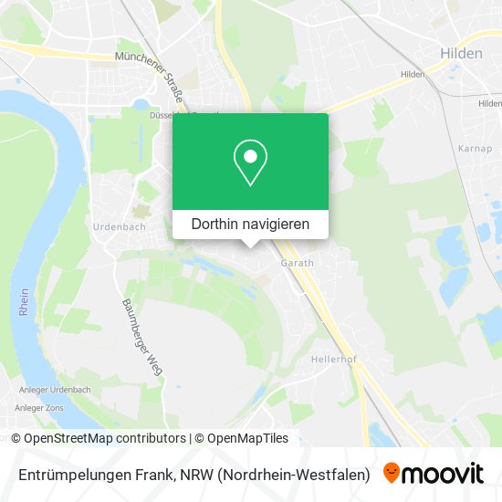 Entrümpelungen Frank Karte