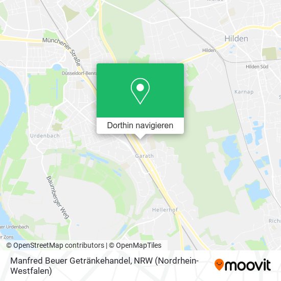 Manfred Beuer Getränkehandel Karte