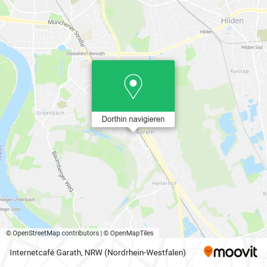 Internetcafé Garath Karte