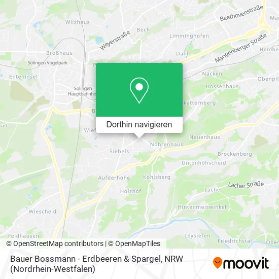 Bauer Bossmann - Erdbeeren & Spargel Karte