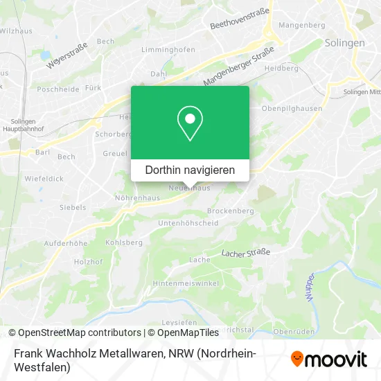 Frank Wachholz Metallwaren Karte