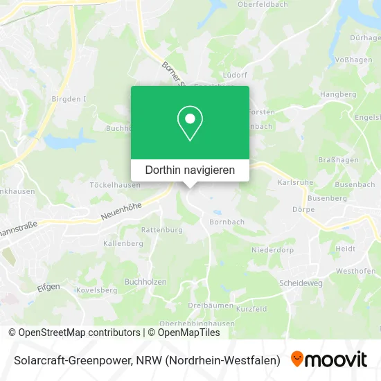 Solarcraft-Greenpower Karte