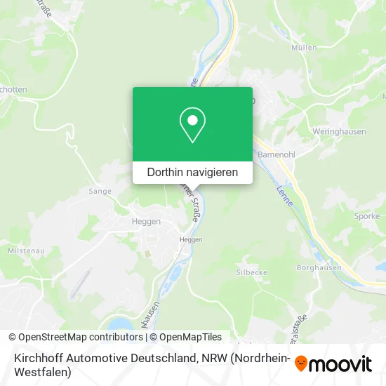 Kirchhoff Automotive Deutschland Karte