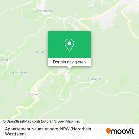 Appartement Neuastenberg Karte