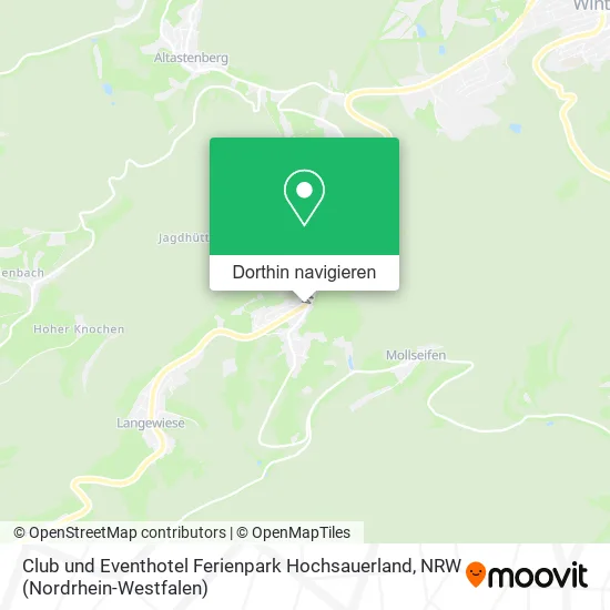 Club und Eventhotel Ferienpark Hochsauerland Karte