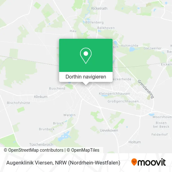 Augenklinik Viersen Karte