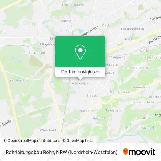 Rohrleitungsbau Rohn Karte