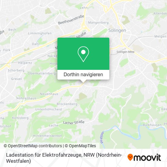 Ladestation für Elektrofahrzeuge Karte