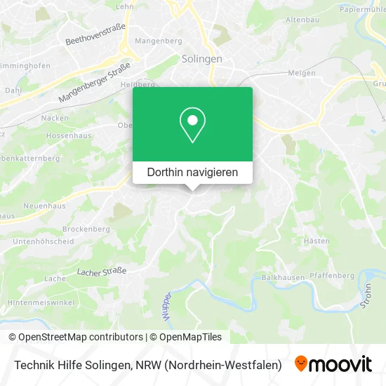 Technik Hilfe Solingen Karte