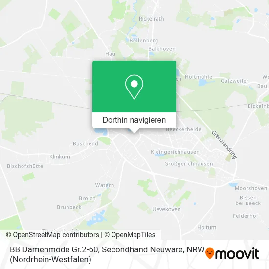 BB Damenmode Gr.2-60, Secondhand Neuware Karte