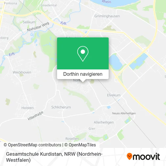 Gesamtschule Kurdistan Karte