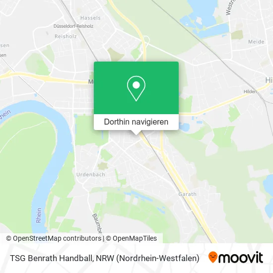 TSG Benrath Handball Karte