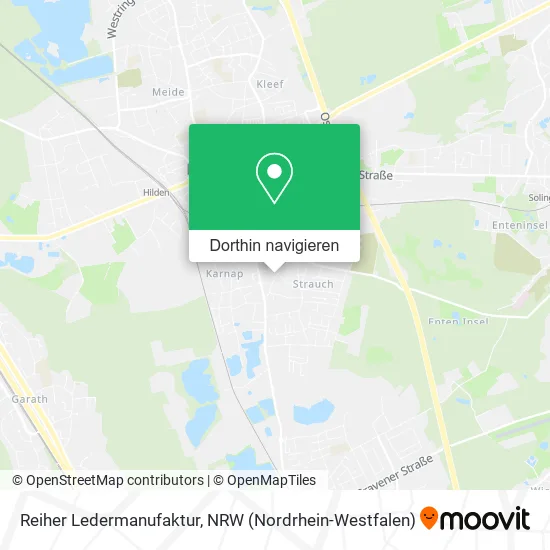 Reiher Ledermanufaktur Karte