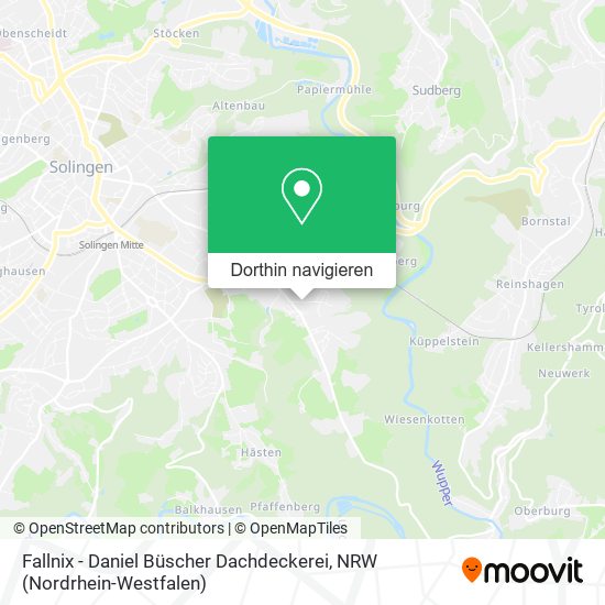 Fallnix - Daniel Büscher Dachdeckerei Karte
