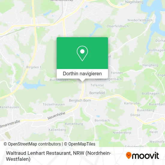 Waltraud Lenhart Restaurant Karte