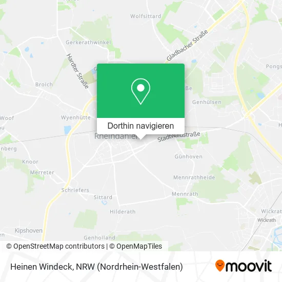 Heinen Windeck Karte