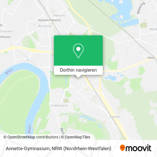 Annette-Gymnasium Karte