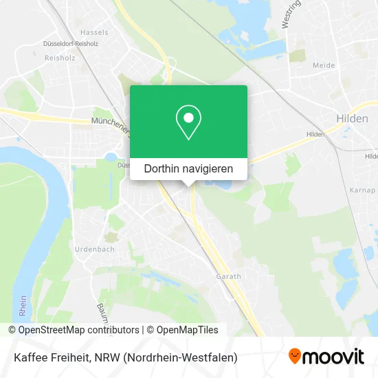 Kaffee Freiheit Karte