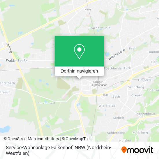 Service-Wohnanlage Falkenhof Karte