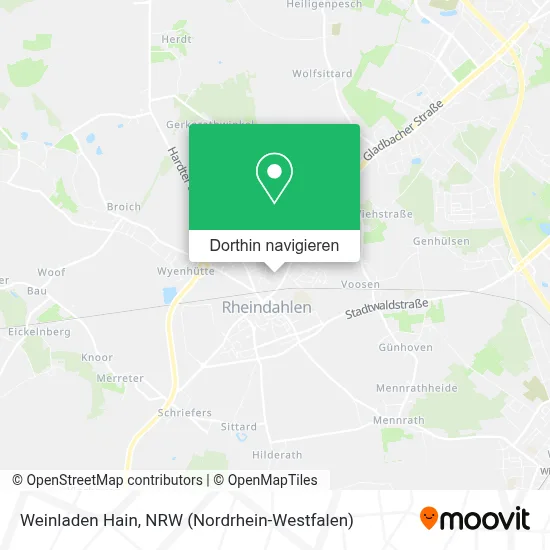 Weinladen Hain Karte