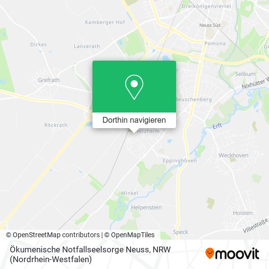Ökumenische Notfallseelsorge Neuss Karte