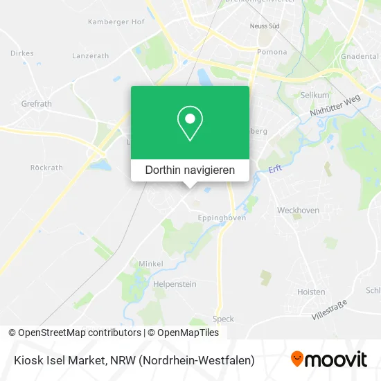 Kiosk Isel Market Karte