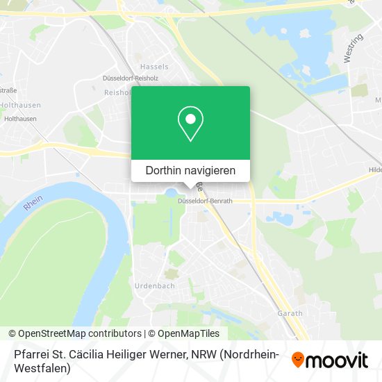 Pfarrei St. Cäcilia Heiliger Werner Karte