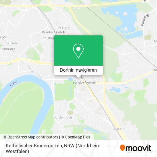 Katholischer Kindergarten Karte
