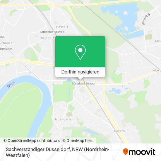 Sachverständiger Düsseldorf Karte