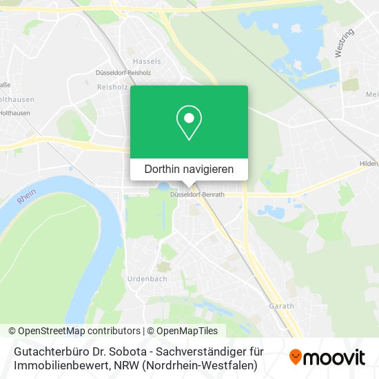 Gutachterbüro Dr. Sobota - Sachverständiger für Immobilienbewert Karte