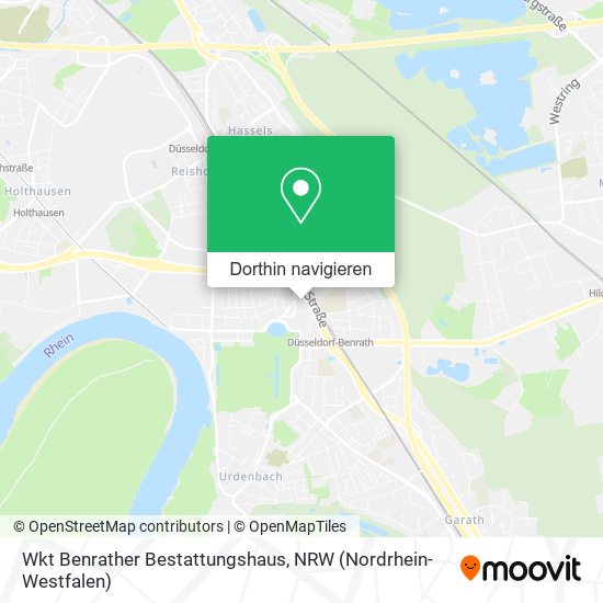 Wkt Benrather Bestattungshaus Karte