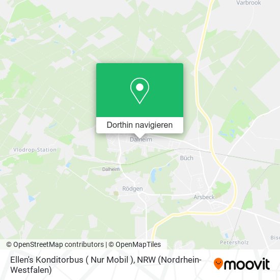 Ellen's Konditorbus ( Nur Mobil ) Karte