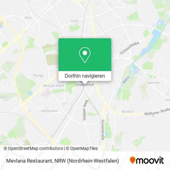 Mevlana Restaurant Karte