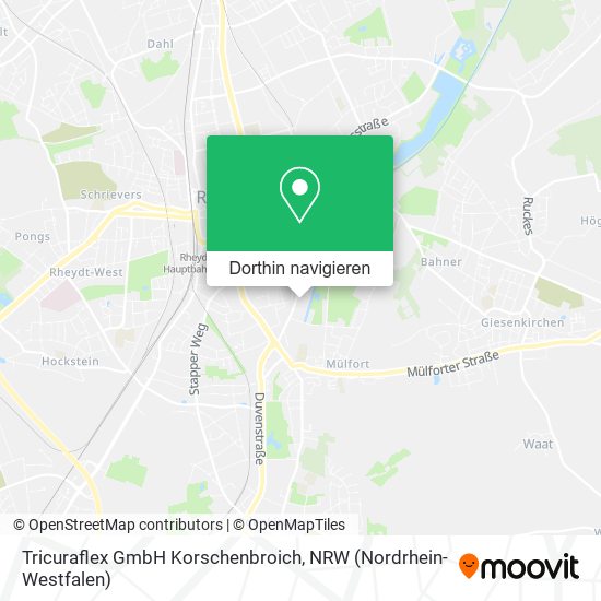 Tricuraflex GmbH Korschenbroich Karte
