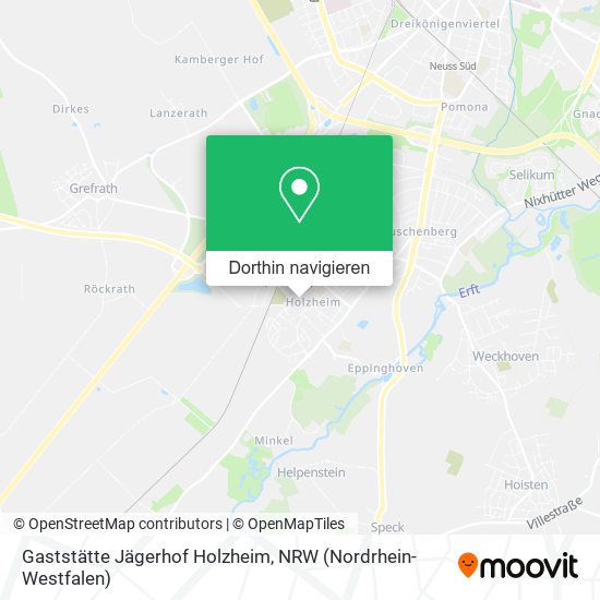 Gaststätte Jägerhof Holzheim Karte
