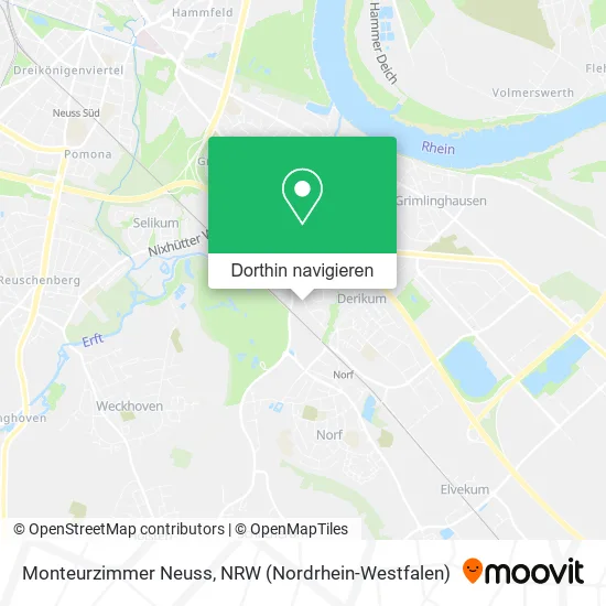 Monteurzimmer Neuss Karte