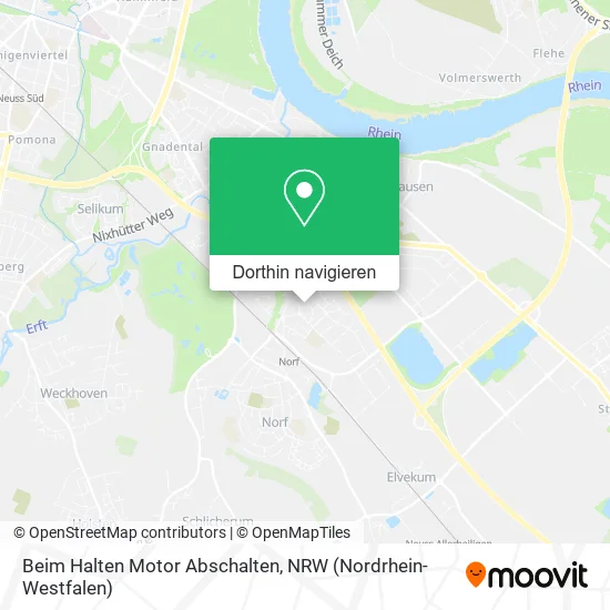 Beim Halten Motor Abschalten Karte