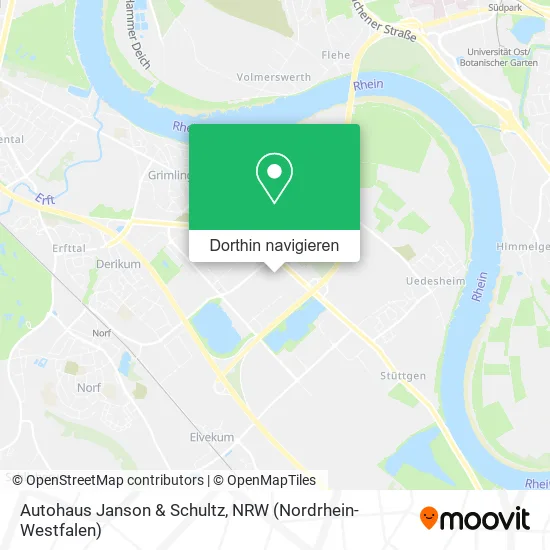 Autohaus Janson & Schultz Karte