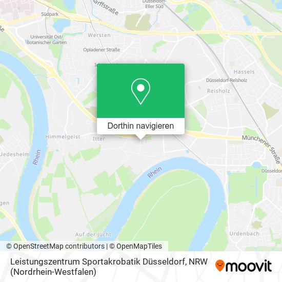 Leistungszentrum Sportakrobatik Düsseldorf Karte