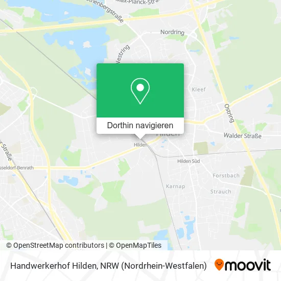 Handwerkerhof Hilden Karte