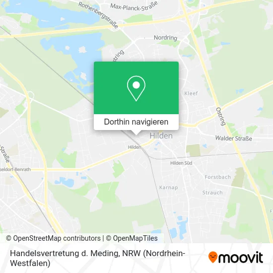 Handelsvertretung d. Meding Karte